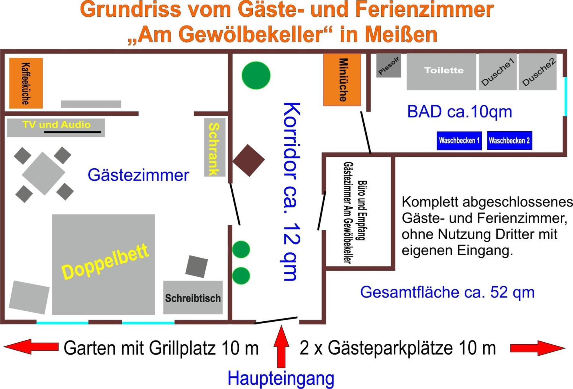 Gaestezimmer- Und Ferienzimmer Am Gewoelbekeller Meissen Exterior photo